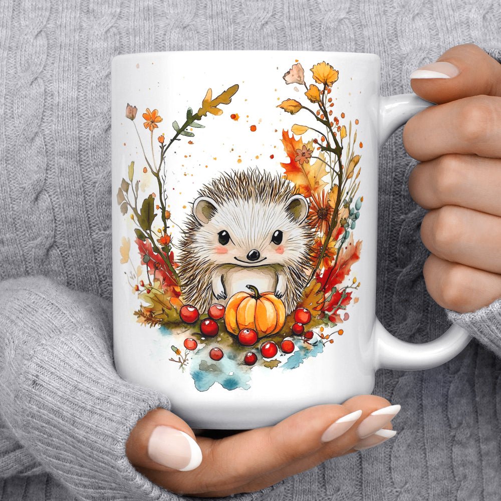 Fall Hedgehog Mug - Loftipop