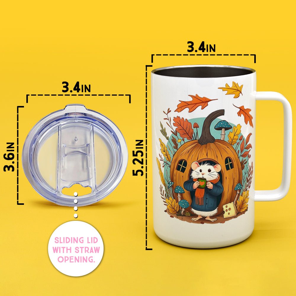 Fall Mouse Insulated Travel Mug - Loftipop