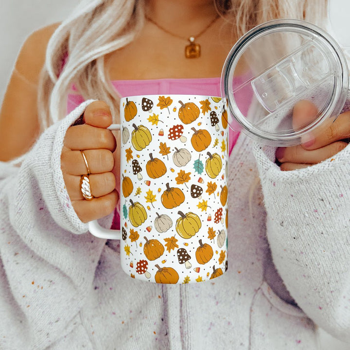 Fall Pumpkin Insulated Travel Mug - Loftipop