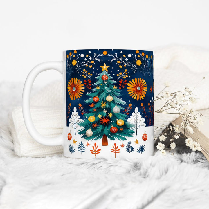 Festive Christmas Tree Mug - Loftipop