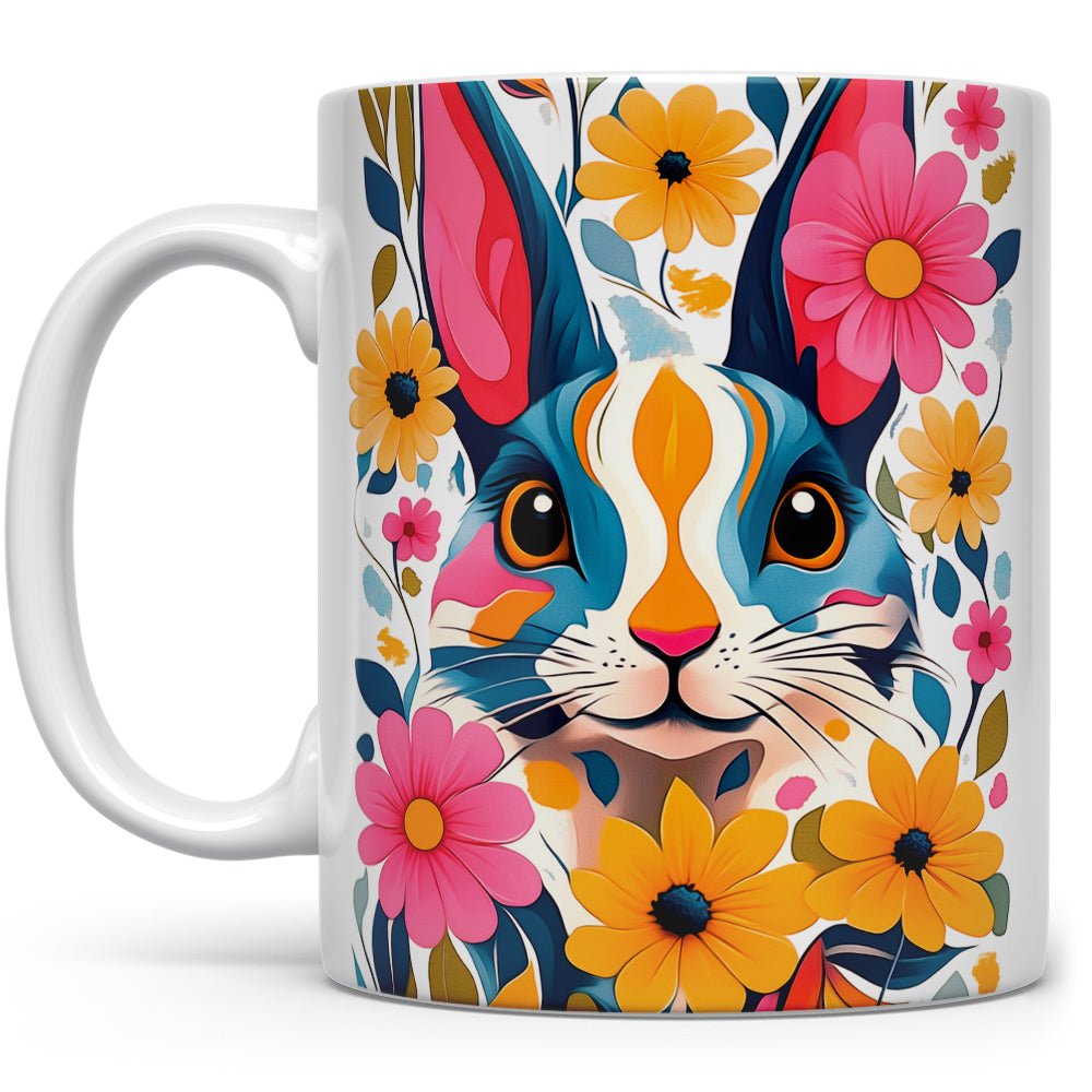 Floral Bunny Mug - Loftipop