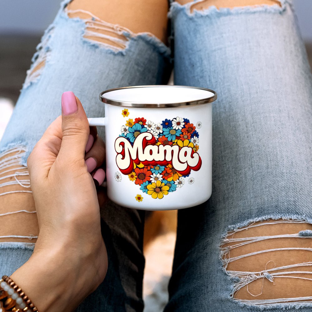 Floral Mama Camp Mug - Loftipop