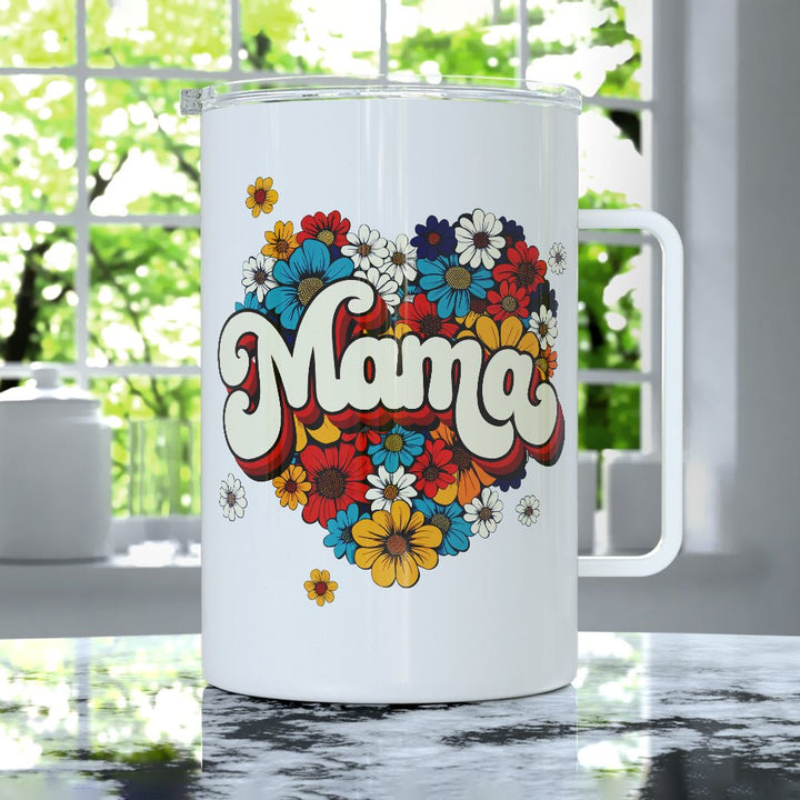 Floral Mama Insulated Travel Mug - Loftipop