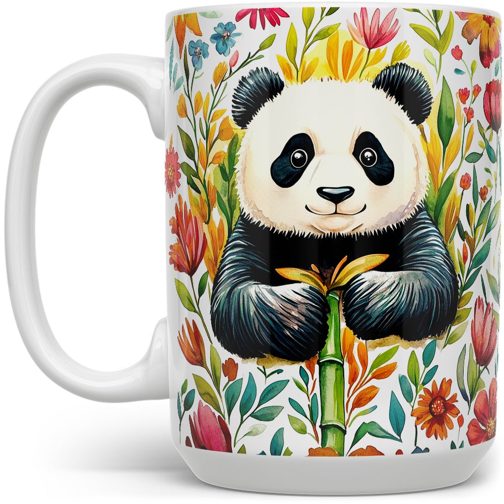 Floral Panda Mug - Loftipop