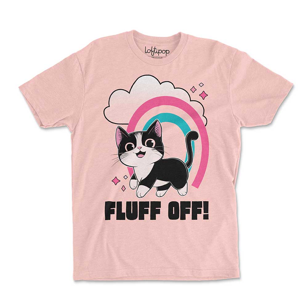 Fluff Off Crewneck Tshirt - Loftipop