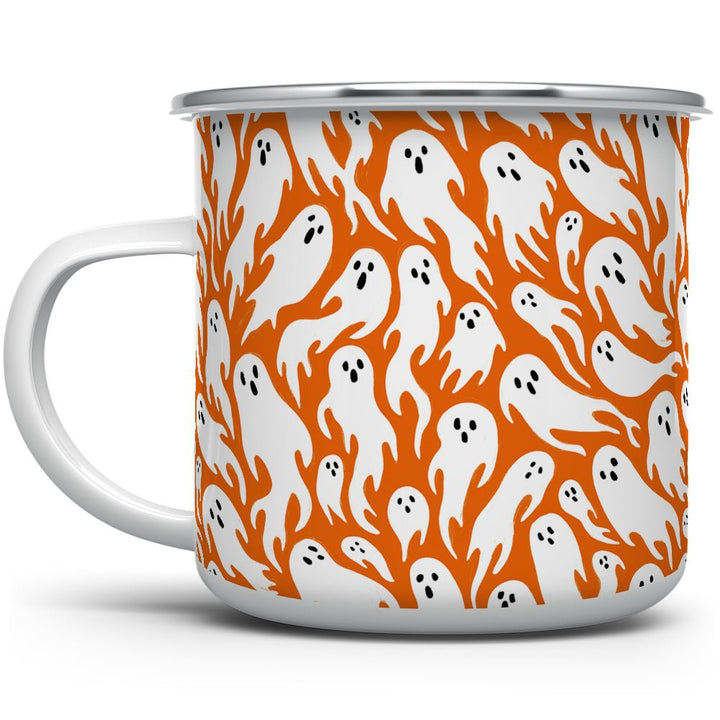 Ghost Pattern Camp Mug - Loftipop