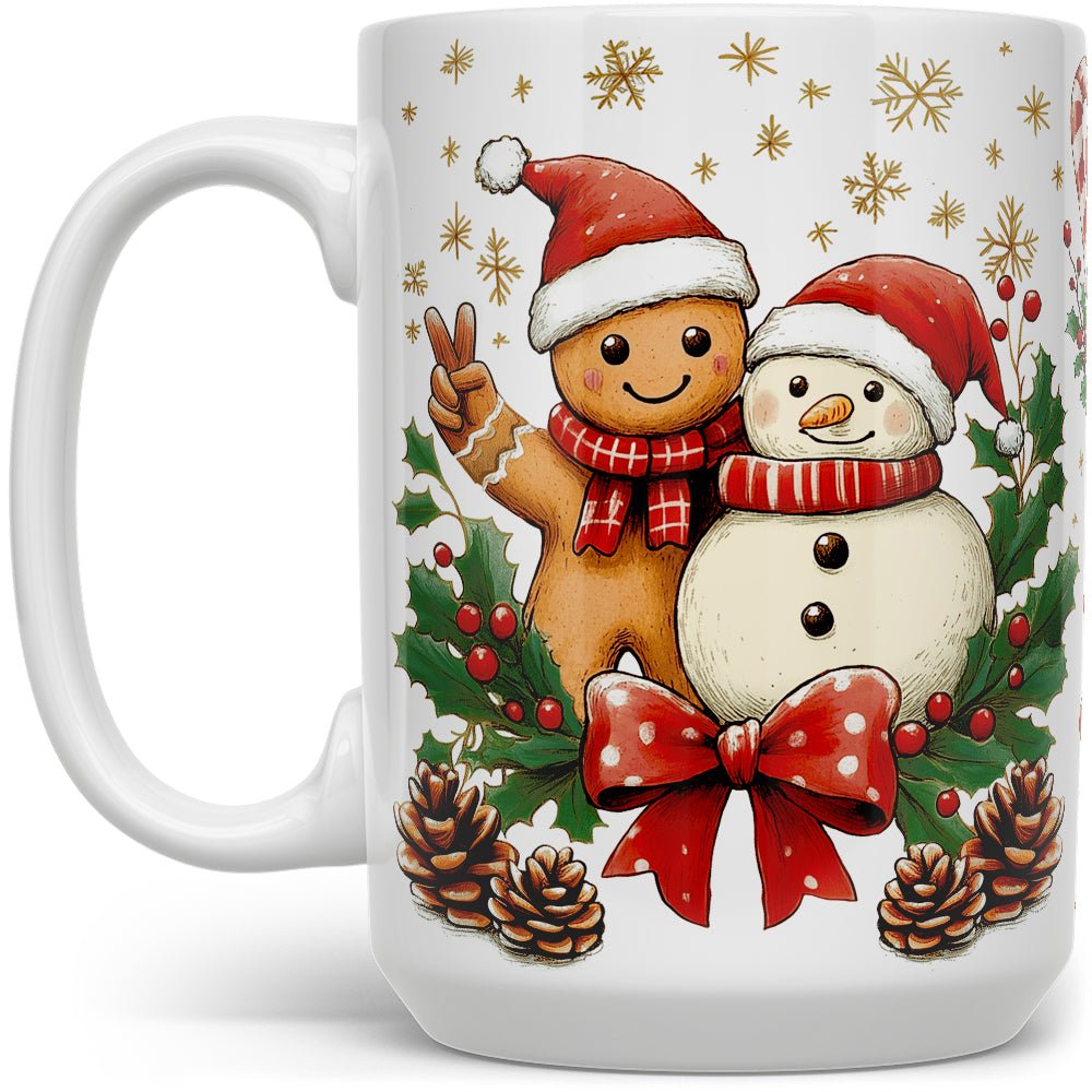 Gingerbread Snowman Mug - Loftipop