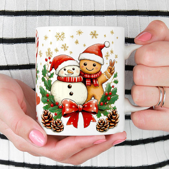 Gingerbread Snowman Mug - Loftipop