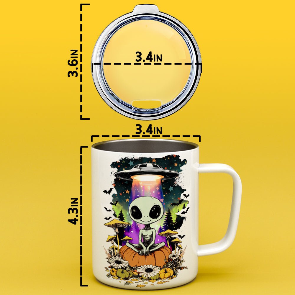 Halloween Alien Insulated Travel Mug - Loftipop