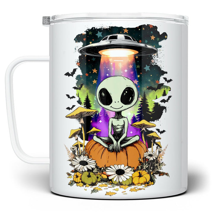 Halloween Alien Insulated Travel Mug - Loftipop