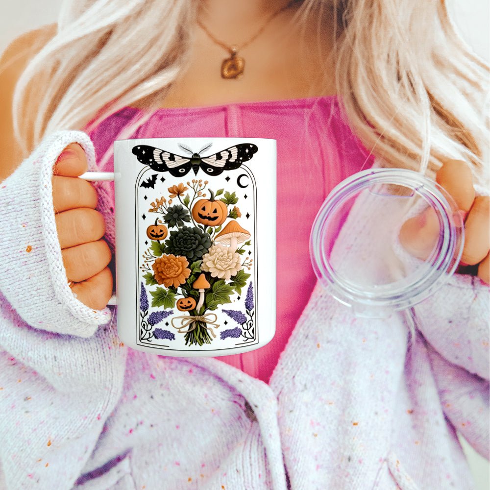 Halloween Bouquet Insulated Travel Mug - Loftipop