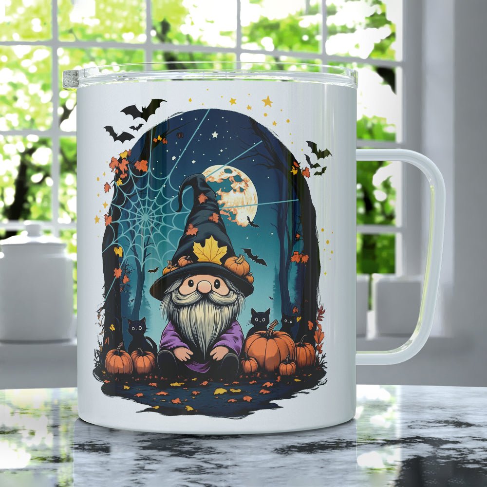 Halloween Gnome Insulated Travel Mug - Loftipop