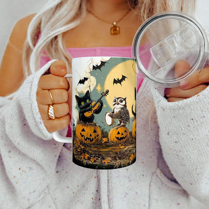 Halloween Hoedown Insulated Travel Mug - Loftipop