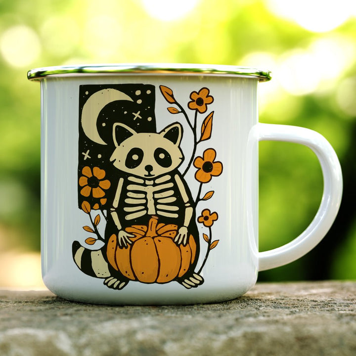 Halloween Raccoon Camp Mug - Loftipop