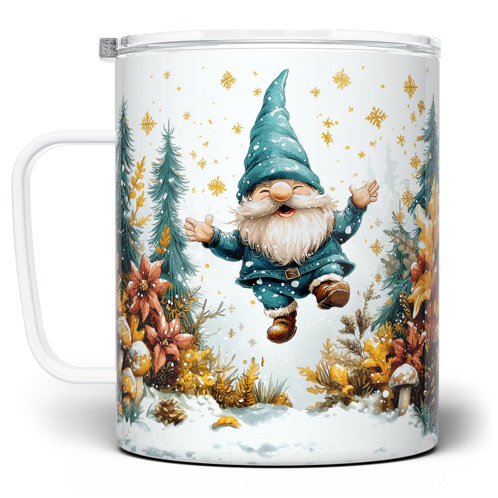 Happy Winter Gnome Insulated Travel Mug - Loftipop