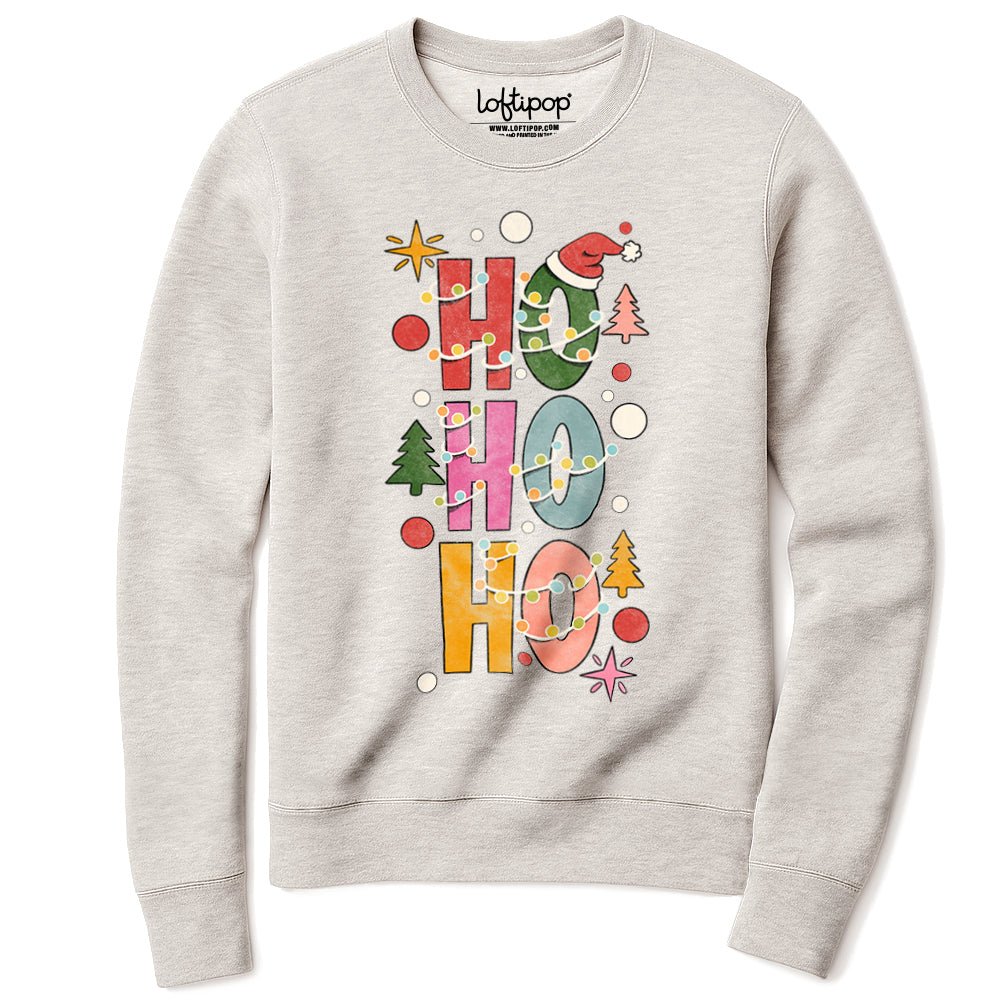 HO HO HO Crewneck Sweatshirt - Loftipop
