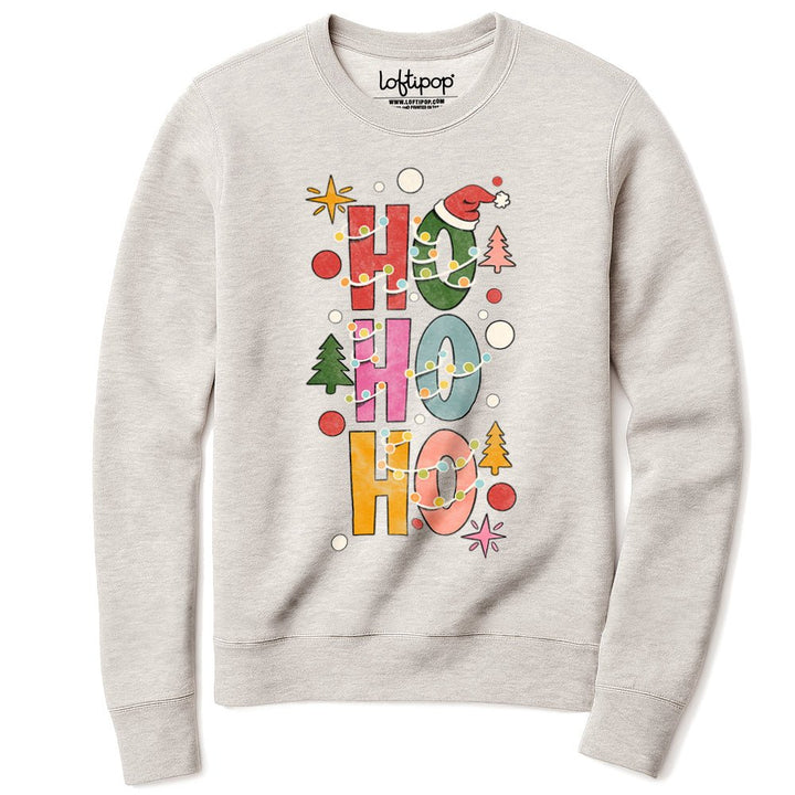 HO HO HO Crewneck Sweatshirt - Loftipop