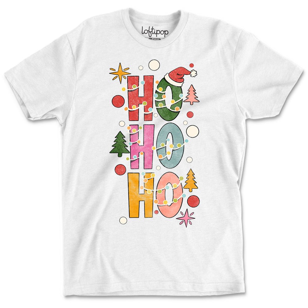 HO HO HO Crewneck T-Shirt - Loftipop