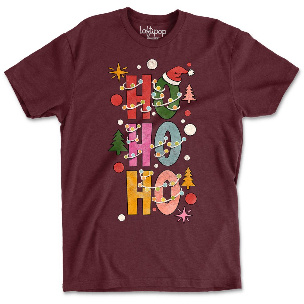 HO HO HO Crewneck T-Shirt - Loftipop