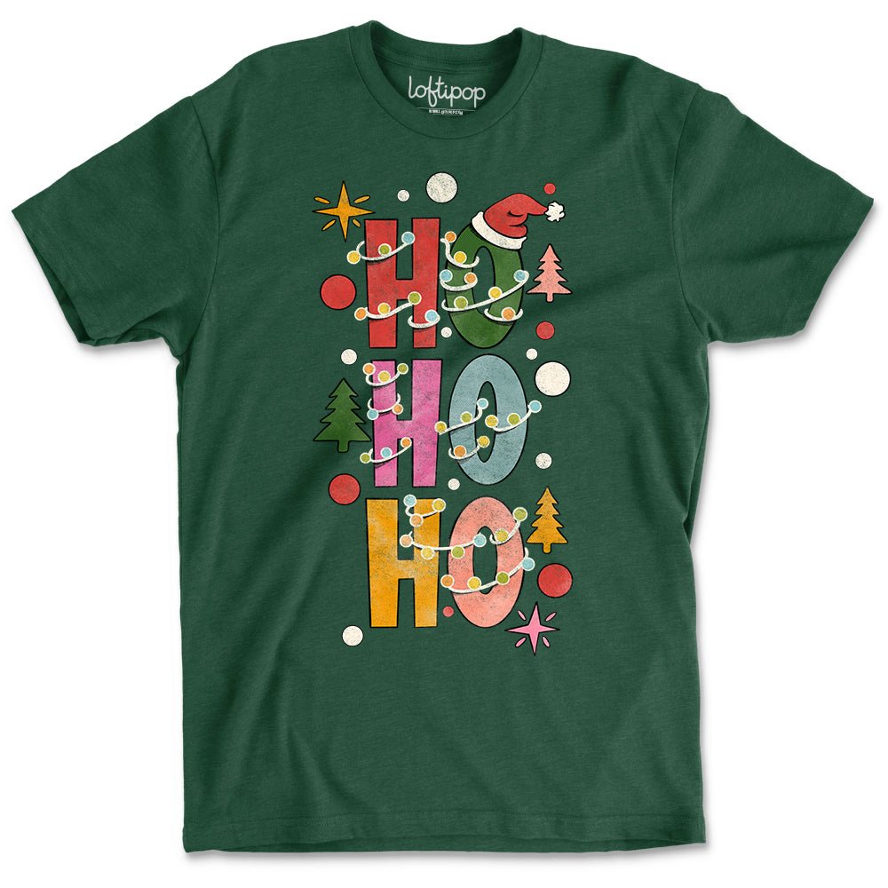 HO HO HO Crewneck T-Shirt - Loftipop