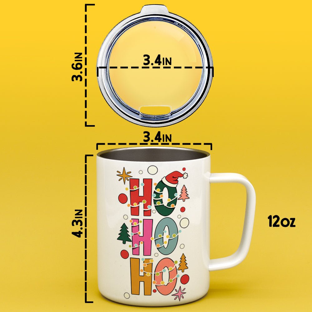 HO HO HO Insulated Travel Mug - Loftipop