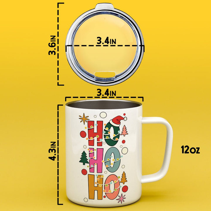 HO HO HO Insulated Travel Mug - Loftipop
