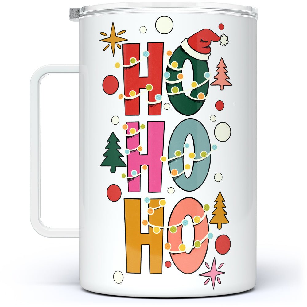 HO HO HO Insulated Travel Mug - Loftipop