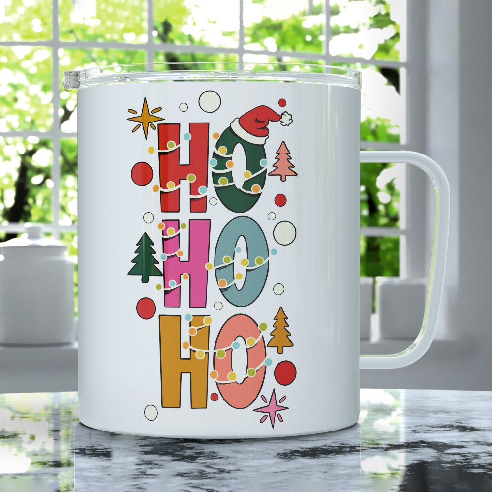 HO HO HO Insulated Travel Mug - Loftipop