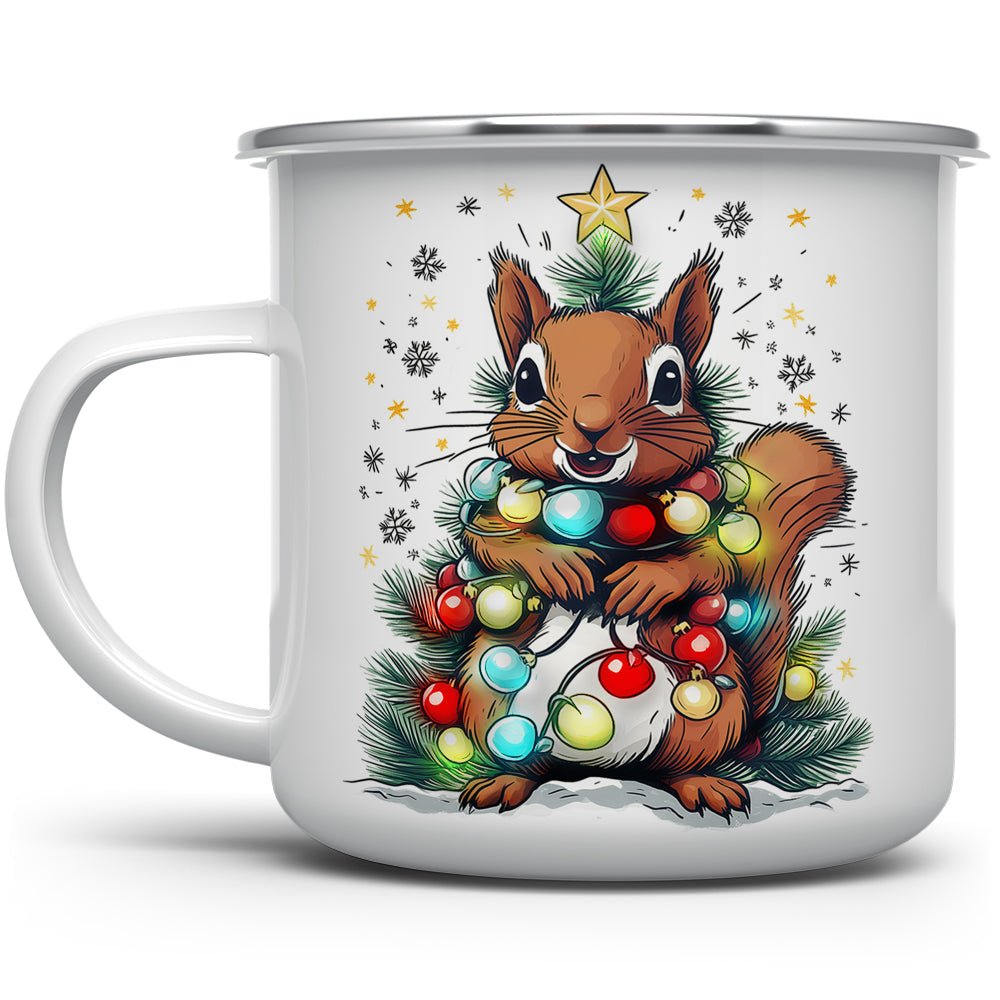 Holiday Squirrel Camp Mug - Loftipop