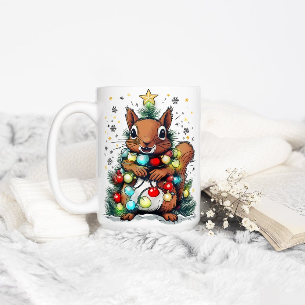 Holiday Squirrel Mug - Loftipop