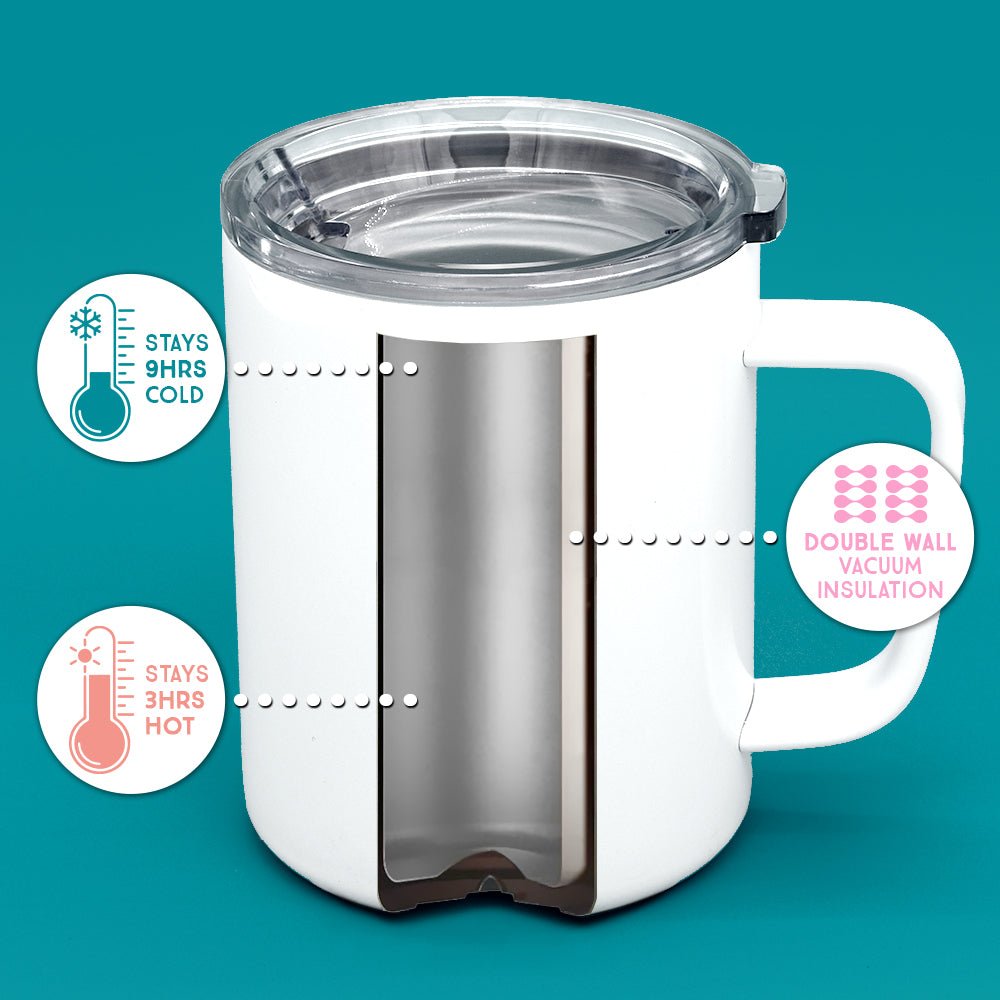 I Just Want to Read Books and Pet Cats Insulated Travel Mug - Loftipop