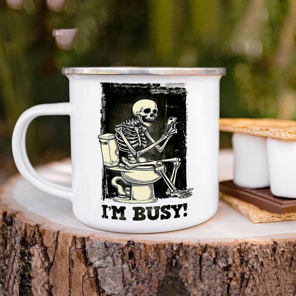 I'm Busy Camp Mug - Loftipop