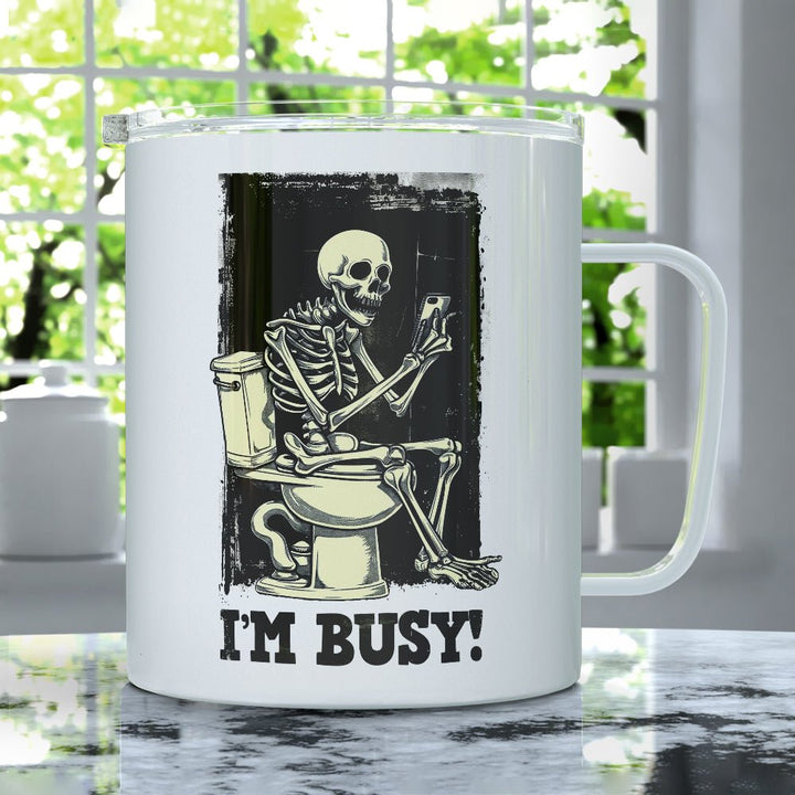 I'm Busy Insulated Travel Mug - Loftipop