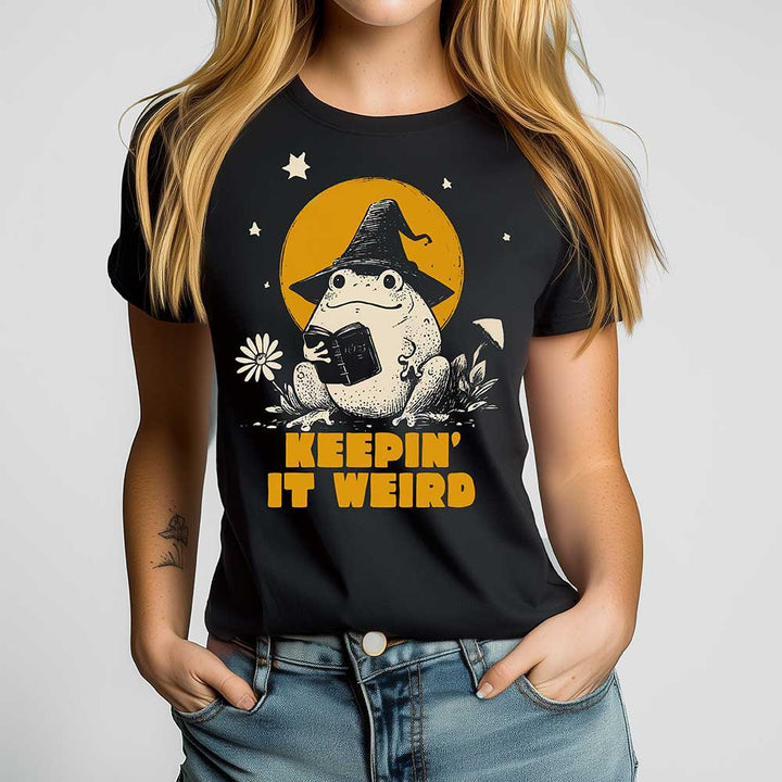 Keepin It Weird Crewneck Tshirt - Loftipop