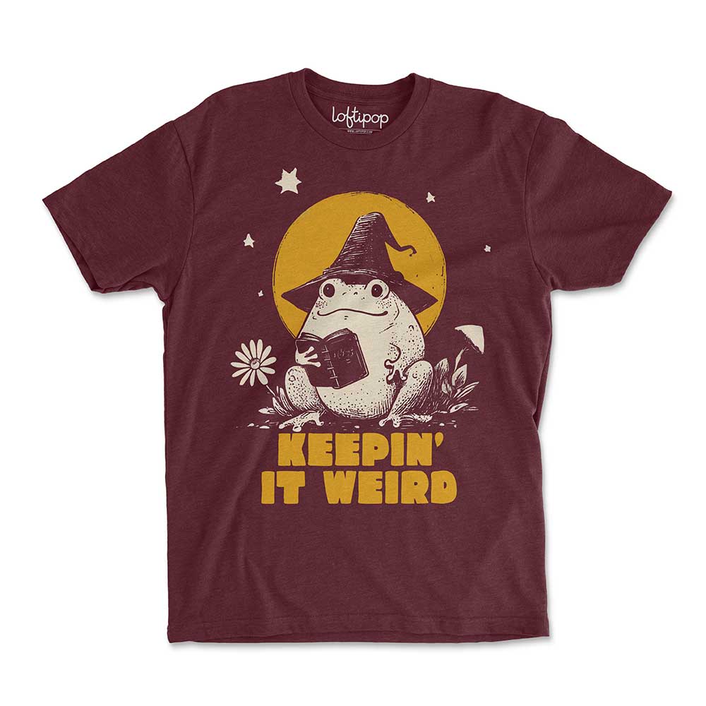 Keepin It Weird Crewneck Tshirt - Loftipop