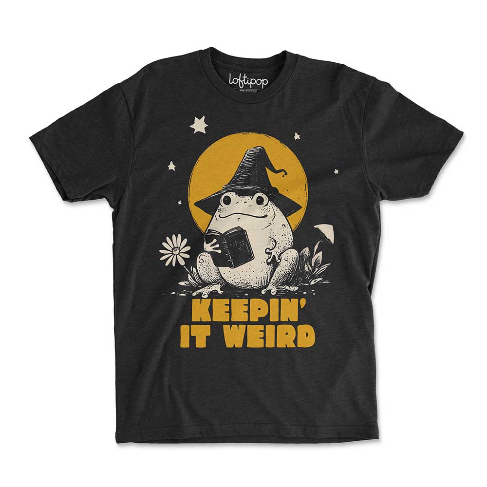 Keepin It Weird Crewneck Tshirt - Loftipop