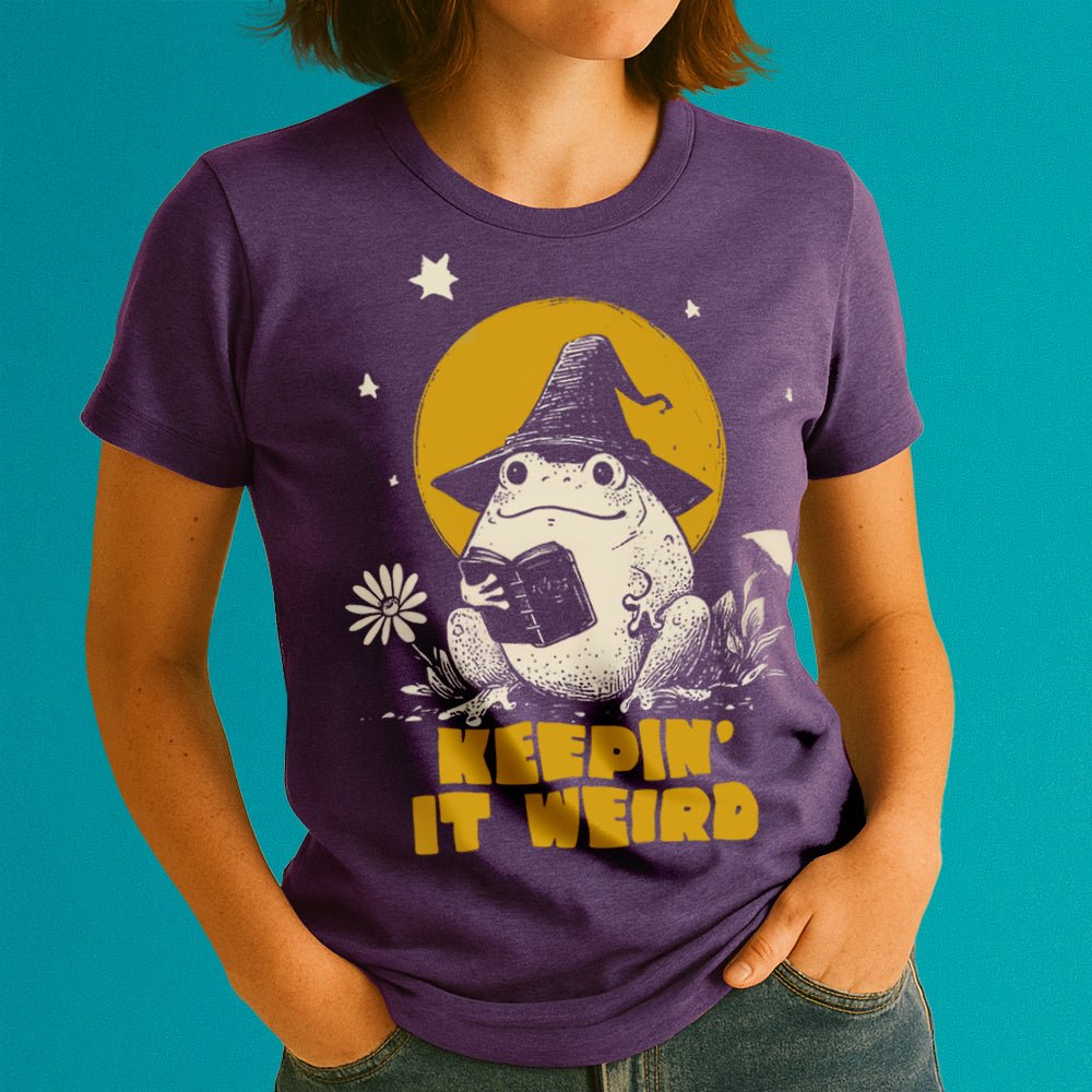Keepin It Weird Crewneck Tshirt - Loftipop