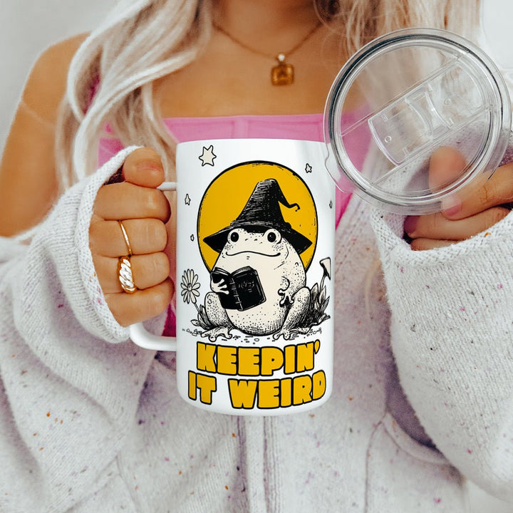 Keepin It Weird Insulated Travel Mug - Loftipop