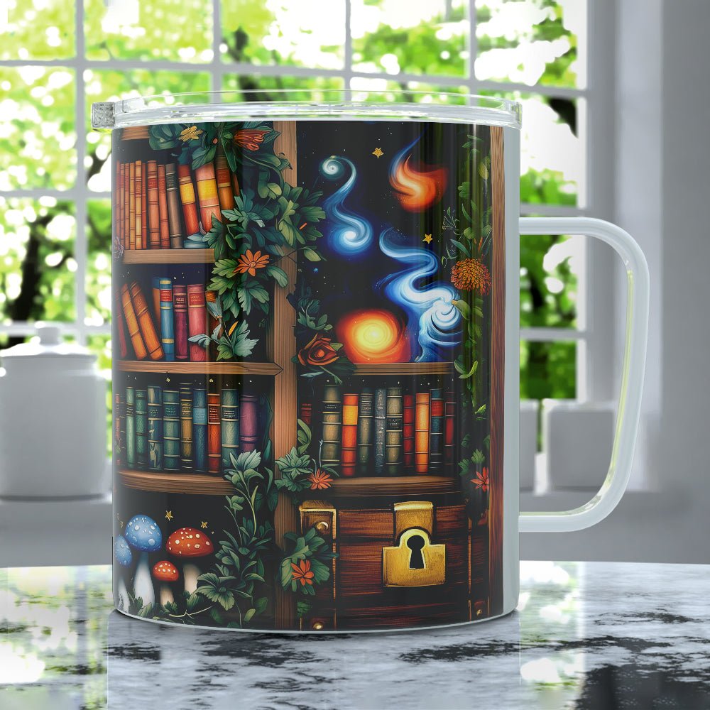 Magical Library Insulated Travel Mug - Loftipop