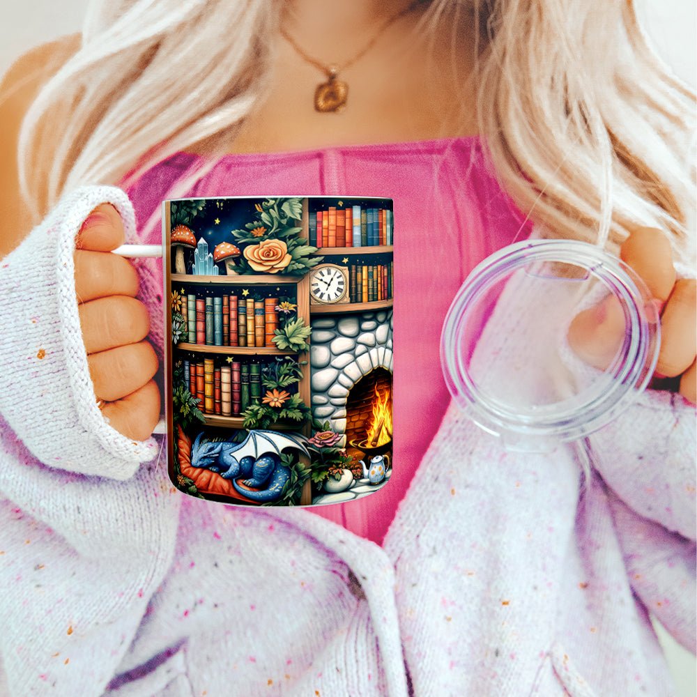 Magical Library Insulated Travel Mug - Loftipop