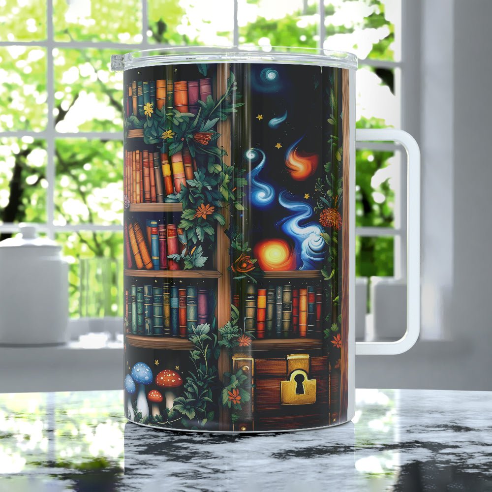 Magical Library Insulated Travel Mug - Loftipop