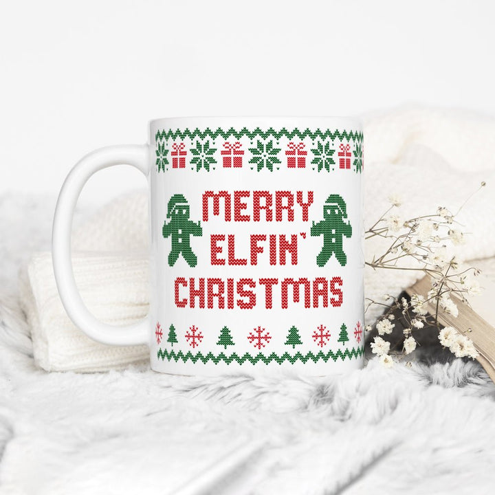 Merry Elfin Christmas Mug - Loftipop