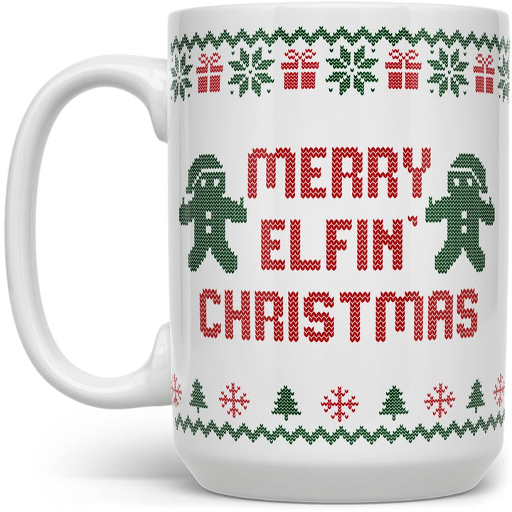 Merry Elfin Christmas Mug - Loftipop