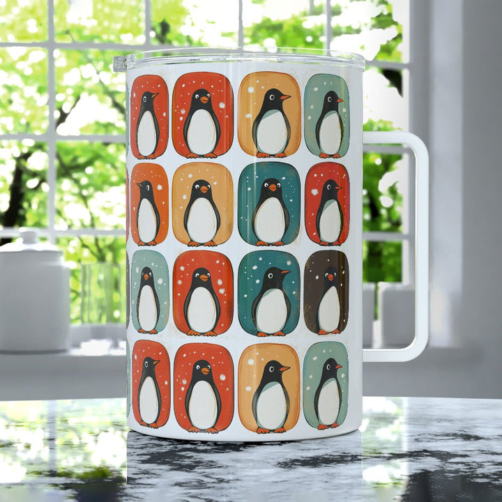 Mod Winter Penguin Insulated Travel Mug - Loftipop