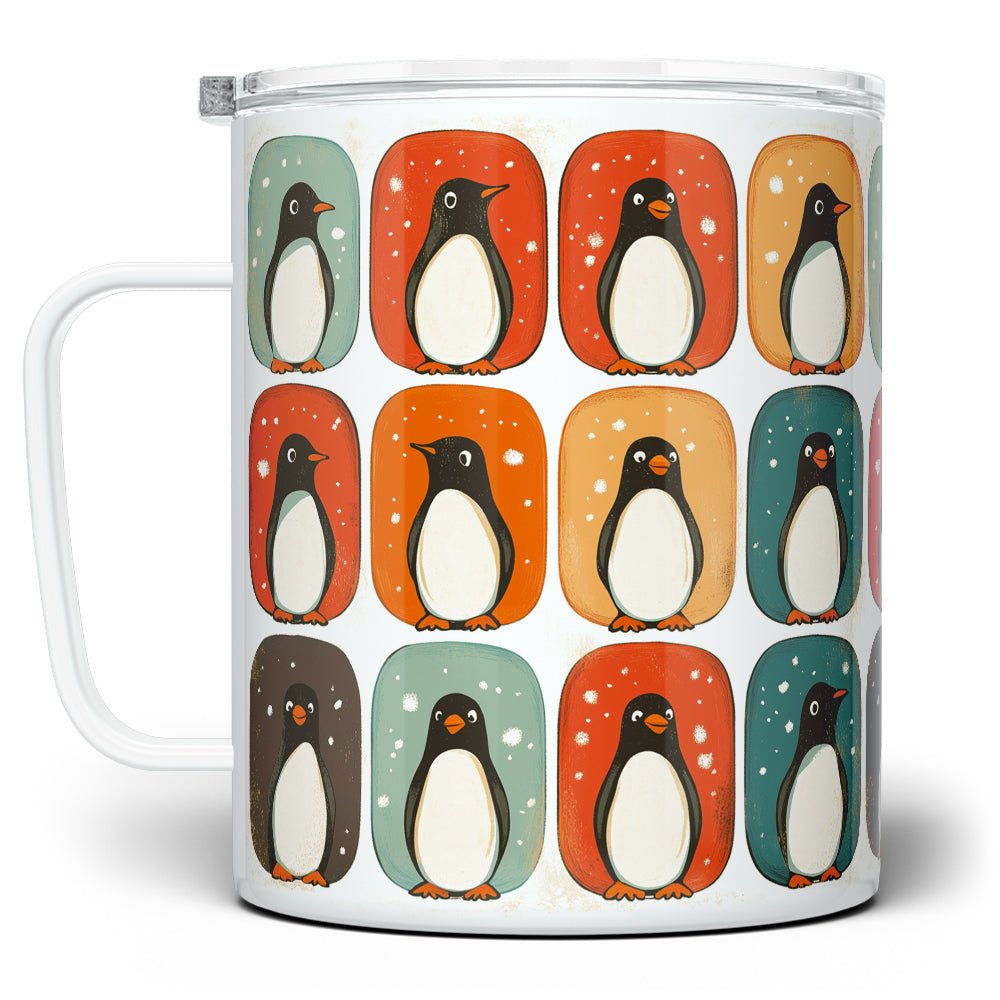 Mod Winter Penguin Insulated Travel Mug - Loftipop