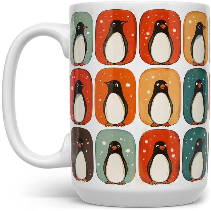 Mod Winter Penguin Mug - Loftipop