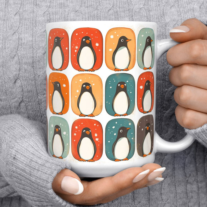 Mod Winter Penguin Mug - Loftipop