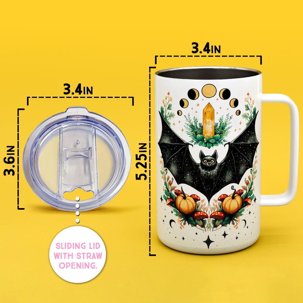 Mystic Bat Insulated Travel Mug - Loftipop