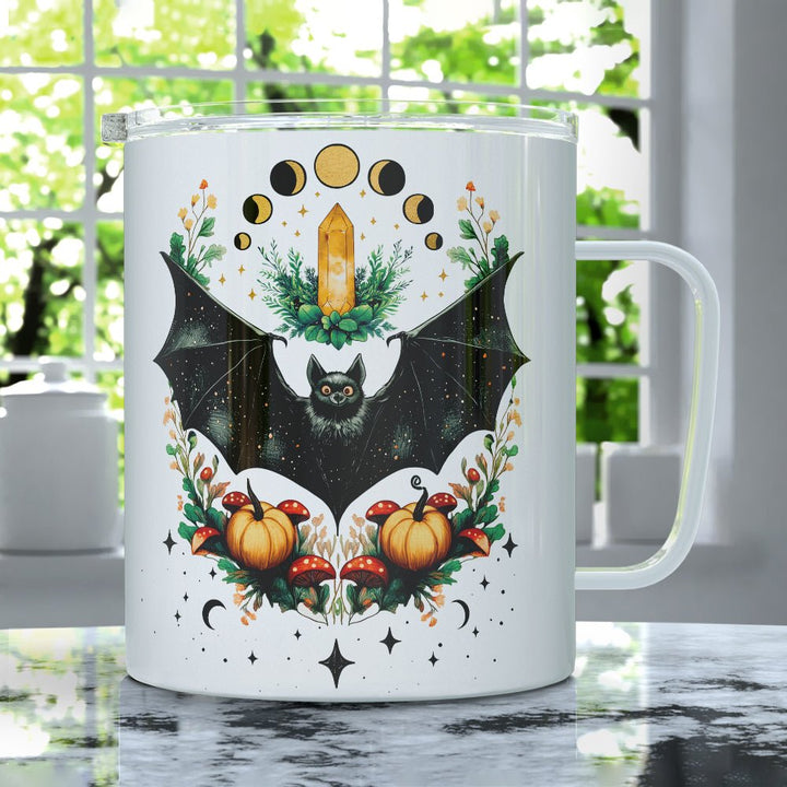 Mystic Bat Insulated Travel Mug - Loftipop