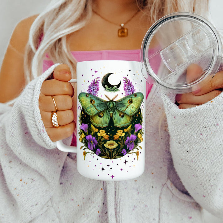 Mystic Moth Insulated Travel Mug - Loftipop